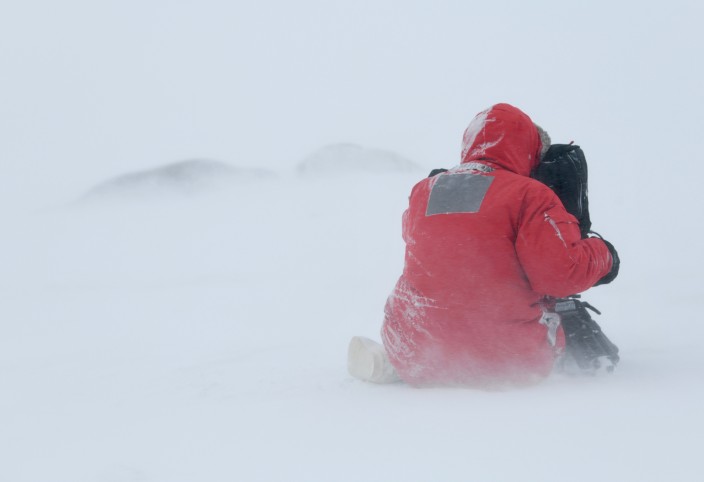 Filming Weddell seals in Antarctica for Seven Worlds