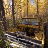 Dead truck, Pilgrim Hot Springs, AK