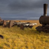 ‘The Train to Nowhere’, near Nome, AK